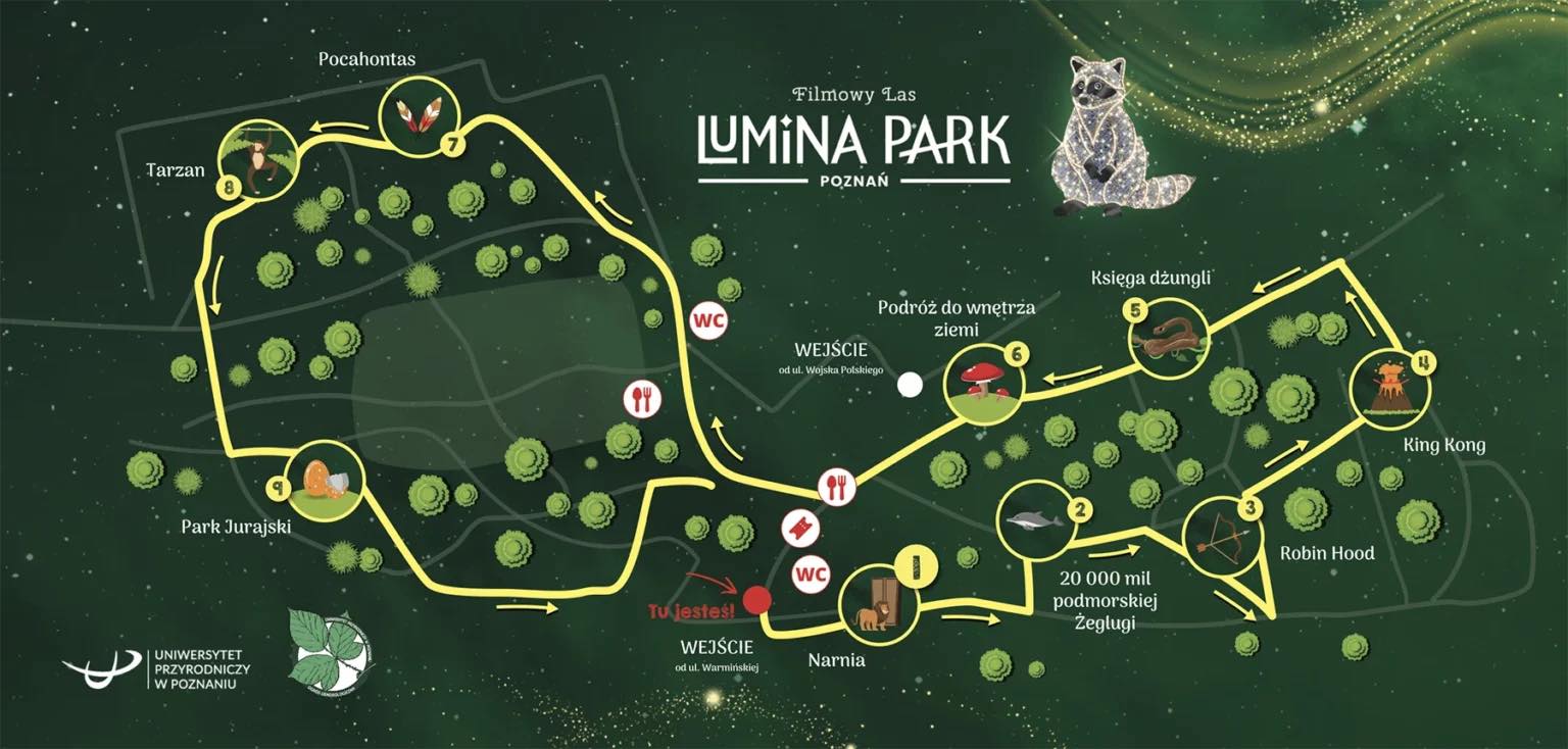 Parku Iluminacji Lumina Park Poznań PIK poznan pl