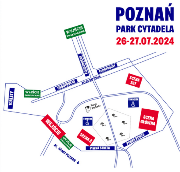 Męskie Granie - Poznań 2024 Park Cytadela - PIK.poznan.pl